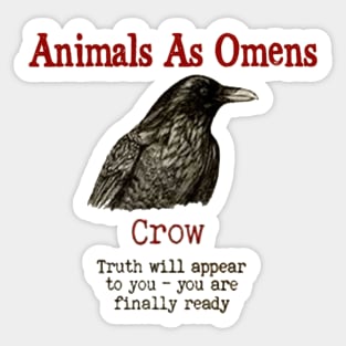 ANIMAL OMEN CROW Sticker